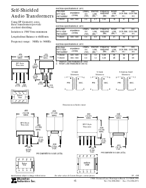 T-30403 Datasheet PDF Rhombus Industries Inc.