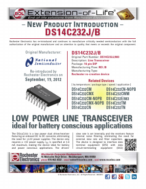 DS14C232TN Datasheet PDF Rochester Electronics