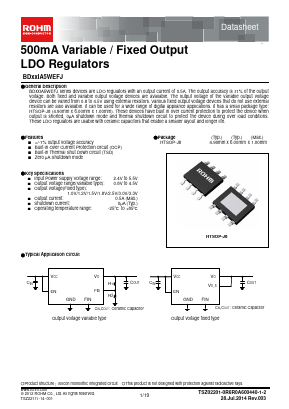 BD18IA5WEFJ-E2 Datasheet PDF ROHM Semiconductor