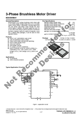 BD63005MUV-E2 Datasheet PDF ROHM Semiconductor