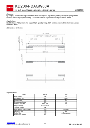 KD2004-DAGW00A Datasheet PDF ROHM Semiconductor