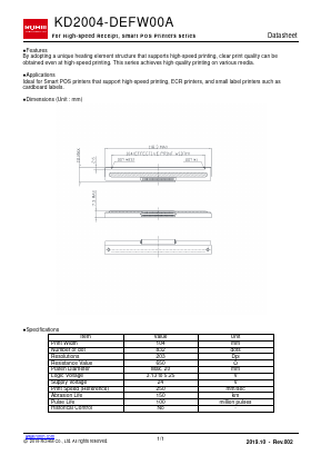 KD2004-DC92A Datasheet PDF ROHM Semiconductor