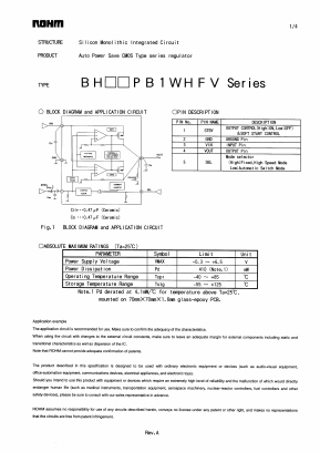 BH15PB1WHFV Datasheet PDF ROHM Semiconductor