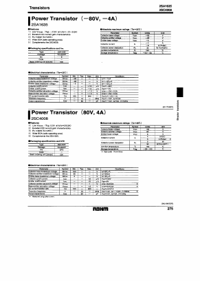 C4008 Datasheet PDF ROHM Semiconductor