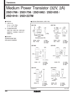 2SD1766T100Q Datasheet PDF ROHM Semiconductor
