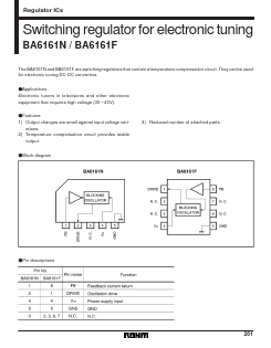 BA6161F Datasheet PDF ROHM Semiconductor