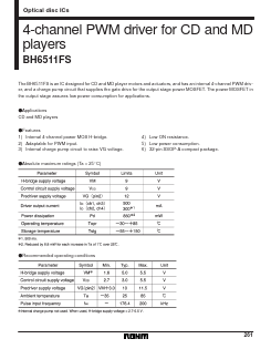BH6511FS Datasheet PDF ROHM Semiconductor