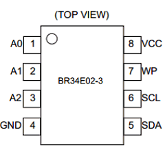 BR34E02NUX-3R Datasheet PDF ROHM Semiconductor