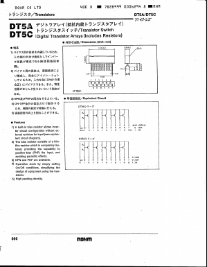 DT5C143E Datasheet PDF ROHM Semiconductor