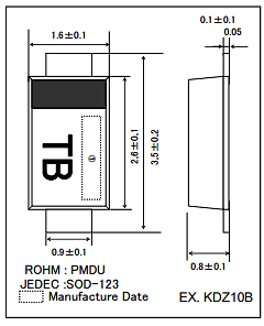 KDZ3.6B Datasheet PDF ROHM Semiconductor