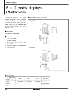 LM-2035MB Datasheet PDF ROHM Semiconductor
