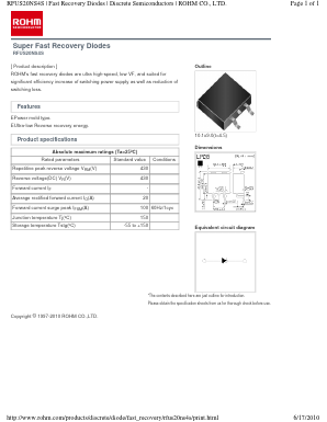 RFUS20NS4S Datasheet PDF ROHM Semiconductor