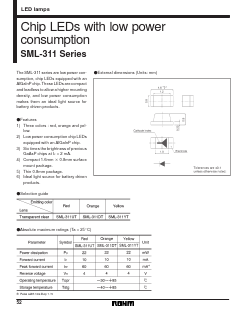 SML-311UT_ Datasheet PDF ROHM Semiconductor
