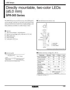 SPR-505 Datasheet PDF ROHM Semiconductor