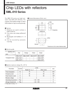 SML-010PT Datasheet PDF ROHM Semiconductor