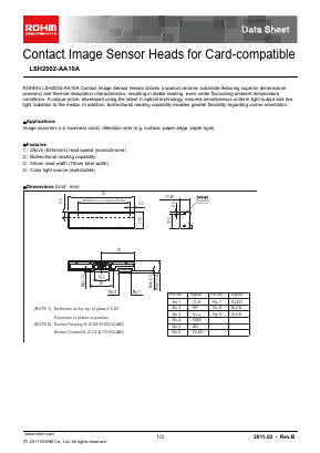 LSH2002-AA10A Datasheet PDF ROHM Semiconductor