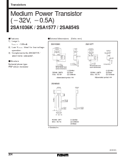 2SA1577 Datasheet PDF ROHM Semiconductor