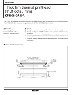 KF3008-GR10A Datasheet PDF ROHM Semiconductor