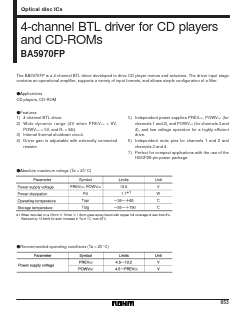 BA5970FP Datasheet PDF ROHM Semiconductor