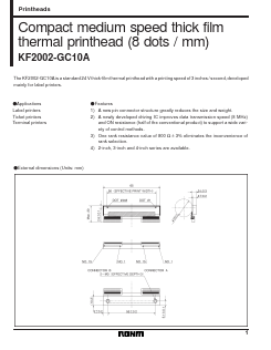 KF2002-GC10A Datasheet PDF ROHM Semiconductor