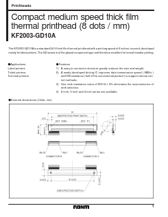 KF2003-GD10A Datasheet PDF ROHM Semiconductor