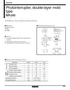 RPI-243 Datasheet PDF ROHM Semiconductor