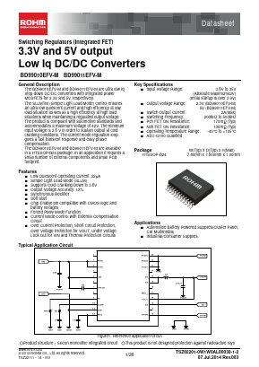 BD99010EFV-M Datasheet PDF ROHM Semiconductor