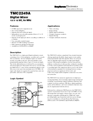TMC2249A-2 Datasheet PDF Raytheon Company