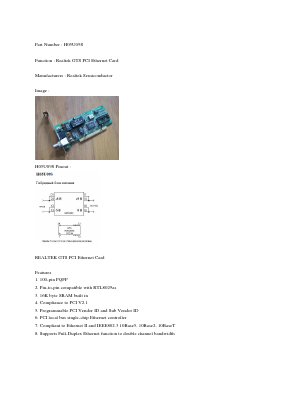 H05U09S Datasheet PDF Realtek Semiconductor
