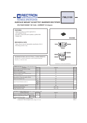 FML5100 Datasheet PDF Rectron Semiconductor