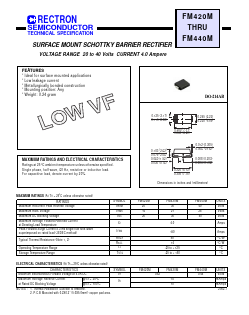 FM420M Datasheet PDF Rectron Semiconductor