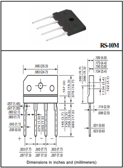 RS1005M Datasheet PDF Rectron Semiconductor