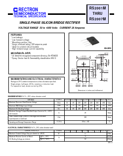RS2006M Datasheet PDF Rectron Semiconductor