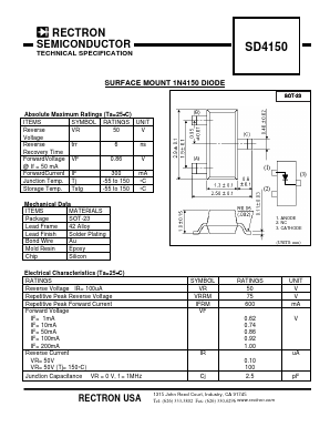 SD4150 Datasheet PDF Rectron Semiconductor