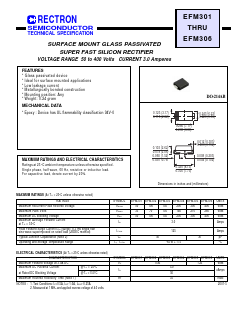 EFM305 Datasheet PDF Rectron Semiconductor