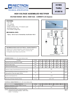 HVM8 Datasheet PDF Rectron Semiconductor