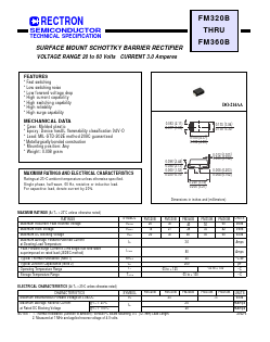 FM350B Datasheet PDF Rectron Semiconductor