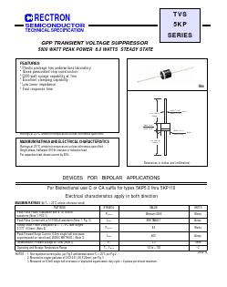 5KP60 Datasheet PDF Rectron Semiconductor