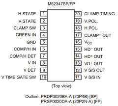 M52347FP Datasheet PDF Renesas Electronics