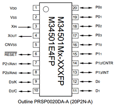 M34501M4 Datasheet PDF Renesas Electronics