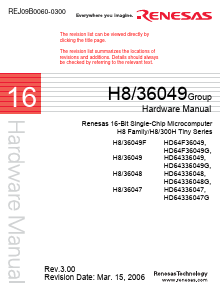 HD64336049G Datasheet PDF Renesas Electronics