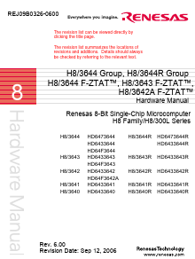HD6433640 Datasheet PDF Renesas Electronics