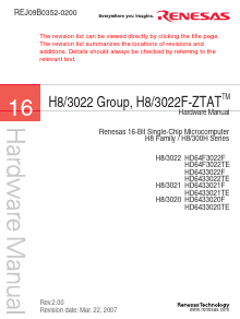 HD6433020TE Datasheet PDF Renesas Electronics