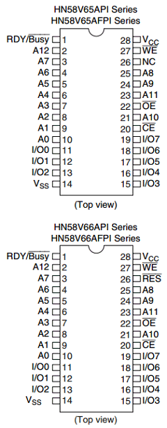 HN58V65AFPI-10 Datasheet PDF Renesas Electronics
