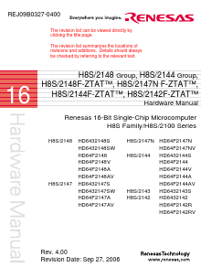 HD64F2144 Datasheet PDF Renesas Electronics