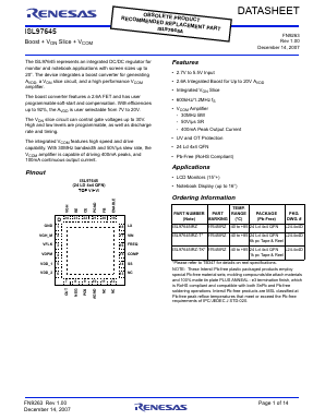 ISL97645IRZ-T Datasheet PDF Renesas Electronics