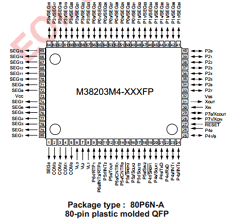 M38200E1-XXXHP Datasheet PDF Renesas Electronics