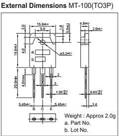 2SD2389 Datasheet PDF Sanken Electric co.,ltd.