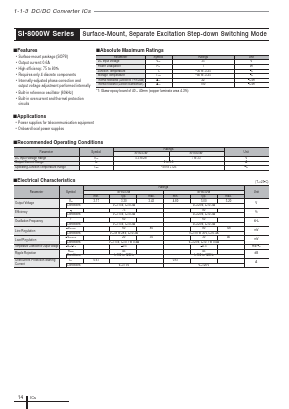 SI-8000W Datasheet PDF Sanken Electric co.,ltd.