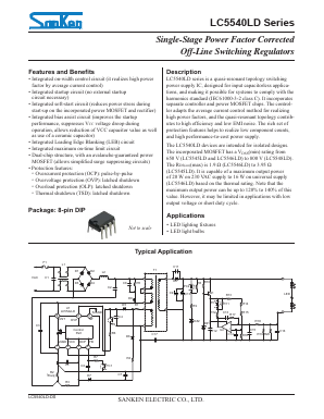 LC5545LD Datasheet PDF Sanken Electric co.,ltd.
